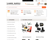 Tablet Screenshot of hdpesupply.com